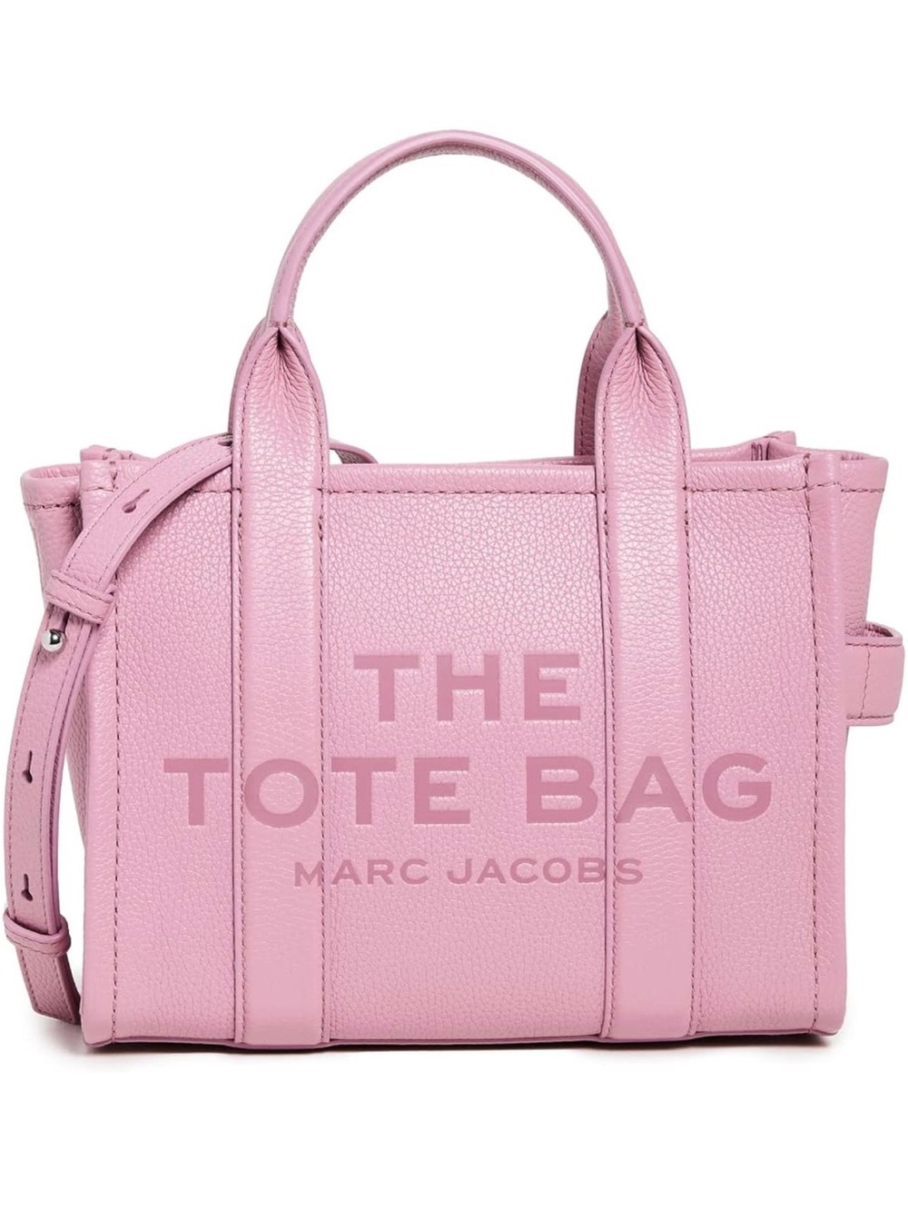 Marc Jacobs Mauve Pink Pebbled Leather The Tote Bag